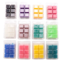 12 Pack Scented Wax Melts Wax Square, Scented Wax Melts, Soy Wax Melts For Warmers, Wax Square Gift Set, Baby Powder Wax