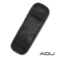 AOU 台灣製造 減壓可拆式肩片 耐磨可水洗 單肩包肩片 後背包肩片 包帶配件(黑菱紋)03-019D4