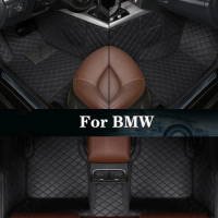 New Side Storage Bag With Customized Leather Car Floor Mat For BMW 8 Series(Convertible/Coupe) 2002ti Z3 M850i Auto Parts