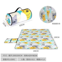 內地直送 - 加厚防潮墊戶外野餐墊超聲波超大防水露營沙灘墊子野營帳篷地墊