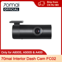 70mai Interior Cam FC02 Only for 70mai A810 A800S A500S A400 (Cannot use together with rear cam)