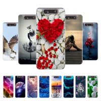 For Samsung A80 Case Soft Clear TPU Silicon Back Case for Samsung Galaxy A80 a 80 Phone Cover A805F Protective Transparent Funda