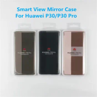 Original Huawei P30 Smart Wake Chip Mirror Phone Case For Huawei P30 PRO / P30 Smart View Clear Mirror Flip Cover Fundas Capa