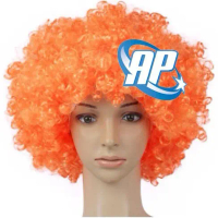 Wig orange/ wig kribo/ Wig Badut / Wig Cosplay/ Rambut Palsu orens