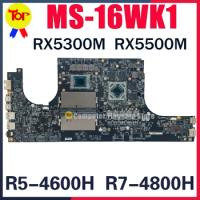 MS-16WK1 Laptop Motherboard For MSI MS-16WK BRAVO 15 R5-4600H R7-4800H RX5300-3G RX5500-4G Mainboard 100% Testd Fast Shipping