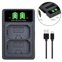 NP FZ100 NP-FZ100 Battery Charger with Build-in USB and Type-C for Sony A6600, A7S3, Alpha 7C, a7M3, Alpha 7R III, A7M4