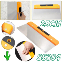 25CM Kape Stainless / Sekrap Stainless Kape Scraper Skrap Dempul Stainless