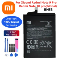2024 years BN53 Original Battery For Xiaomi Redmi Note 10 pro 10pro / Redmi Note 9 Pro 9pro 5020mAh Phone Replacement Battery