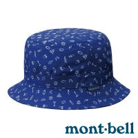 【mont-bell】WICKRON LIGHT PRINT 抗UV快乾透氣遮陽帽『鈷藍』1118190