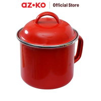 PENDOPO 12 CM MUG ENAMEL DENGAN TUTUP KI-CK/12