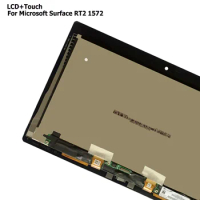10.6" For Microsoft Surface RT 2 RT2 1572 LCD Display Touch Screen Digitizer Assembly Replacement for Surface rt2 LTL106HL02-001