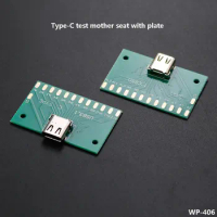 2-10PCS Type-C USB 3.1 24P Female Connector Adapter Test Board USB 3.1 24Pin Socket Base PCB Board for Arduino USB 2.0 DIY