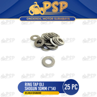Ring Tap Oli Shogun \14 (Harga Per Pak Isi 25) - Ring Reng Plat Baut Tap Oli Oil Bawah Baut 14 Kunci