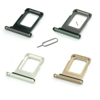 10Pcs/lot For Apple iphone 11 Pro/11 Pro Max Single SIM Card Tray Holder With Free Eject Pin Silver Grey Gold Green Color