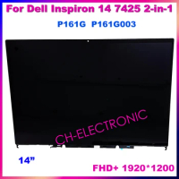 LCD Touch Screen Replacement Assembly 14" For Dell Inspiron 14 7425 2-in-1 P161G P161G003 WUXGA 1920*1200 BSA201 With Frame