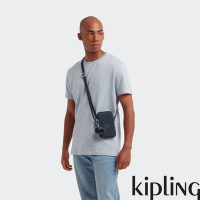 Kipling 沉穩素面藍可愛長方形小包-TALLY