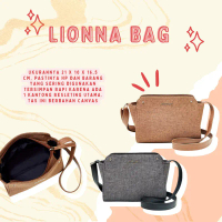 Tas Selempang Wanita Terbaru 2024 Sophie Martin Paris Kasual Lionna Nylon Dark Grey Dark Brown Katal
