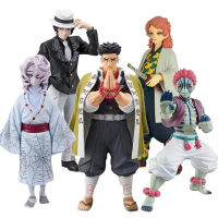 ฟิกเกอร์อนิเมะ Kimetsu No Yaiba, โมเดล GK Demon Slayer, 17 ซม., Muzan Akaza, Gyoumei, Sabito, ตุ๊กตา