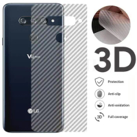 10Pcs/lot 3D Guard Carbon Fiber Screen Protector For LG G7 G8X ThinQ G8 G6 G5 Back Full Cover Film for LG V50 V40 V30 V20 ThinQ