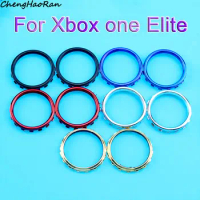 2 pcs Chrome Featured Gaming Stick Rings For Xbox One Elite Controller Remote Stick Mutual Rings Repair Replacement Accessories