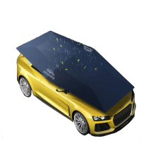 【POKO】車頂傘 車傘 4.6米汽車遮陽傘(防曬車衣 移動車棚 車傘 汽車降溫 車罩 汽車遮陽簾 防落葉鳥屎)