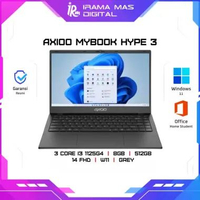 AXIOO MYBOOK HYPE 3 CORE I3 1125G4/8GB/512GB/14 FHD/W11 - GREY