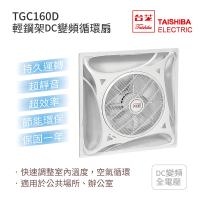 TAISHIBA台芝 輕鋼架DC變頻循環扇 白色款 不含安裝(TGC-160D)