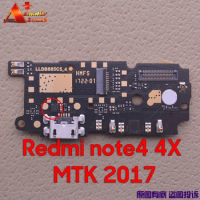for Xiaomi Redmi Note 4 4X 2017 MTk X20 version USB Charging Dock Port Connector Board With Microphone Mic Redmi note 4X note4