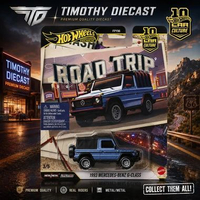 Hot Wheels Premium Car Culture Road Trip 1993 Mercedes-Benz G Class Jeep Biru