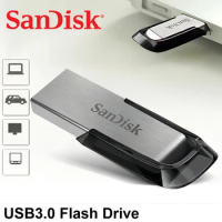 Original SanDisk USB3.0 Flash Drive 128GB Metal Pendrive High Speed Up to 150MB/s Memory Stick Car USB Disk Flashdrive For PC