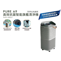 【Electrolux 伊萊克斯】高效抗菌智能旗艦清淨機Pure A9(PA91-406GY)
