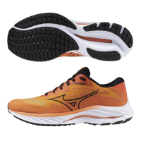 【MIZUNO 美津濃】慢跑鞋 男鞋 運動鞋 緩震 一般型 RIDER SSW 橘黃 J1GC237554