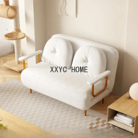 Foldable sofa bed, dual-purpose single and double small unit expandable bed, balcony, multi-functional internet celebrity cloud