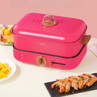 Zhenmi multifunctional net red household grill boiler all-in-one steaming, cooking, frying and sautéing electric pan