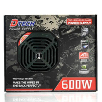 Power Supply เต็มวัตต์ DTECH PW008 600W.ประกัน 3ปี ของแท้ใช้งานปลอดภัย COD