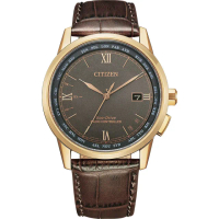 【CITIZEN 星辰】光動能電波萬年曆手錶 禮物 手錶(CB0158-10H)
