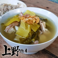 【上野物產】薑絲酸菜鴨肉湯6包(1000g±10%/包)