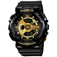 【CASIO 卡西歐】BABY-G 街頭潮流雙顯錶(BA-110-1A)