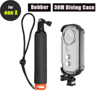 Insta One X Underwater 30M Diving Case For Insta360 One X Waterproof Housing Box+ Bobber Monopod For Action Insta360 mini Camera