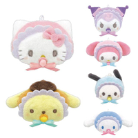 小禮堂 Sanrio 三麗鷗 迷你絨毛吊飾娃娃 (嬰兒款) Kitty 美樂蒂 酷洛米 布丁狗