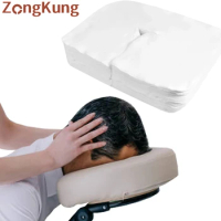 Spa or Beauty Salon 100/200Pcs Disposable Face Covers Sheet Headrest Pads Pillow Hole Cover for Massage Table Massage Chair