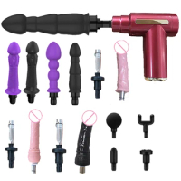 2in1 Penis Dildos Vibrators Gun Fascial Massager Adult Sexy Toysfor Woman G Spot Anal Clit Stimulator Sexy Accessories Sex Shop
