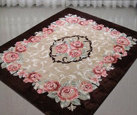 外銷日本等級 出口日本 鮮豔玫瑰 200*300 CM 超大尺寸 高級地毯 (客製訂作款)