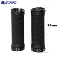 MAXFORD Folding Bike Grip 95mm MTB Mountain Bicycle Handlebar Rubber Grips Scooter Electric Bike Parts Accessories