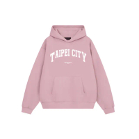 【INNERSECT 三生萬物】城市限定 TAIPEI CITY 美式 復古 連帽衛衣 長袖上衣 休閒 男女同款(INN24FWTHD459)