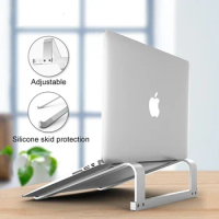 Aluminum Alloy Laptop Stand Riser Portable Base Notebook Stand Holder For Macbook Air Pro HP Computer Support Cooling Bracket