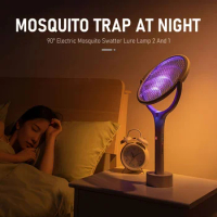 Dormitory home mosquito swat Vertical rechargeable electric shock desktop electric mosquito swat