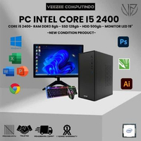 Rakitan PC Komputer i5 2400/2500 Ram 8gb SSD HDD Full sett Monitor Baru Garansi CPU ONLY / MINI ATX 
