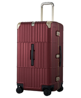Departure《異形鋁框箱》27吋異形箱 胖胖箱/行李箱-珠光紅電子紋 HD515-2736