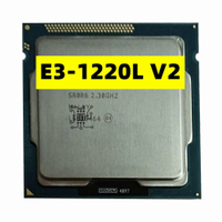 ใช้ Xeon 1220L V2โปรเซสเซอร์2.3GHz 3MB 2 Core 17W SR0R6 LGA 1155 CPU โปรเซสเซอร์ E3จัดส่งฟรี